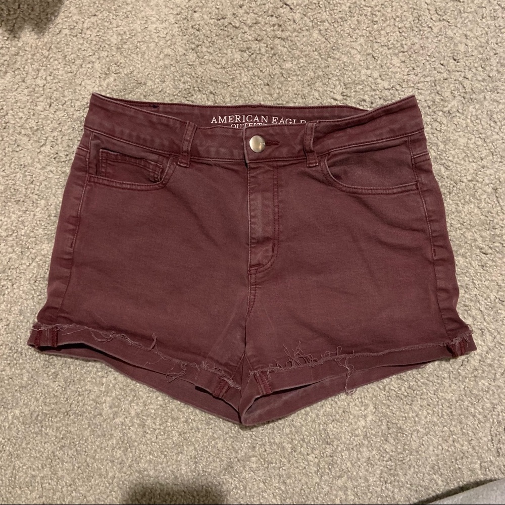 American Eagle Hi-Rise Shortie Size 10 Stretch